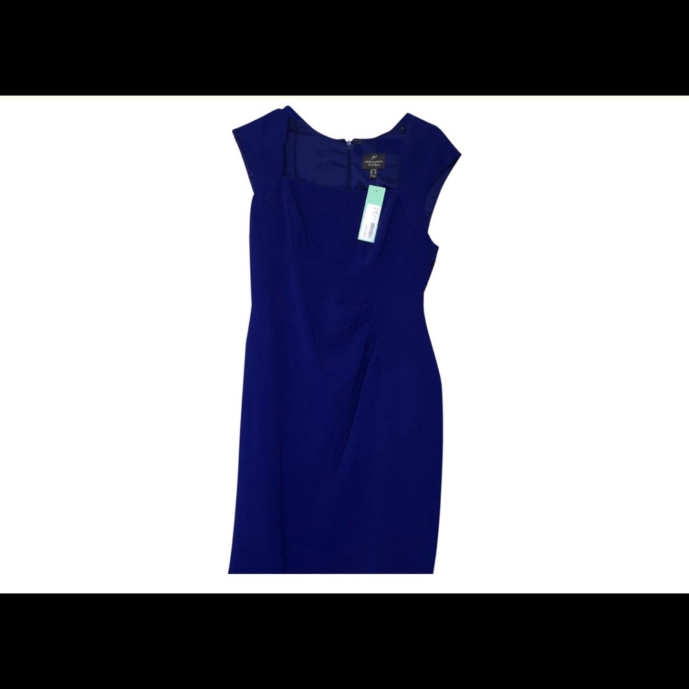 NWT Adrianna Papell Nevara Dress in Cobalt Size 8